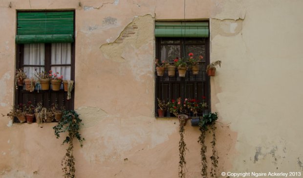 Windows in Granada, Spain