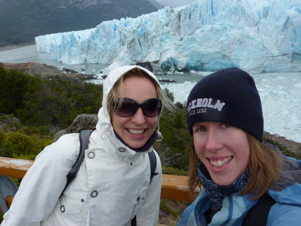 My Dutch friend Eveline and I in Patagonia