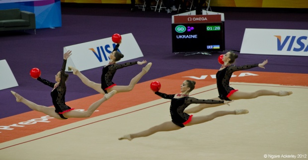 London Prepares Rhythmic Gymnastics - Group Ball